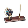 Gemstone Globe Executive Desk Set